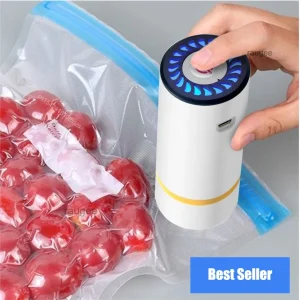 Mini Wiederaufladbare Vakuumierer Hand Lebensmittel Aufbewahrung Pumpe Raugee-