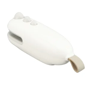White Mini Bag Sealer Rechargeable Portable Handheld Heat Vacuum Sealer